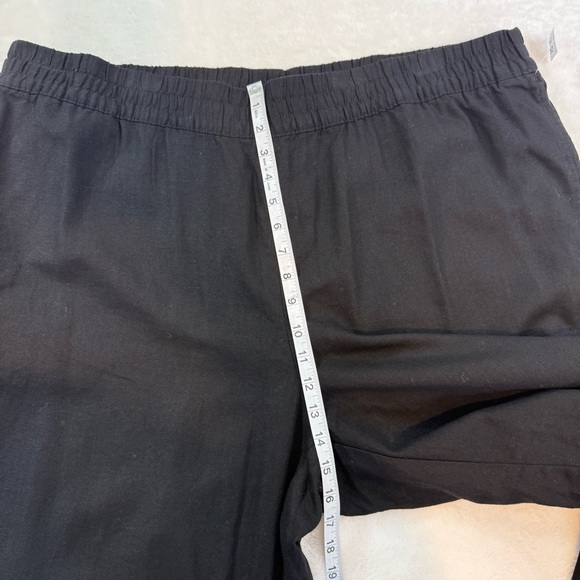 NWT Old Navy Women’s 2X Black High Rise Wide Leg Linen Blend Pants - Picture 12 of 14